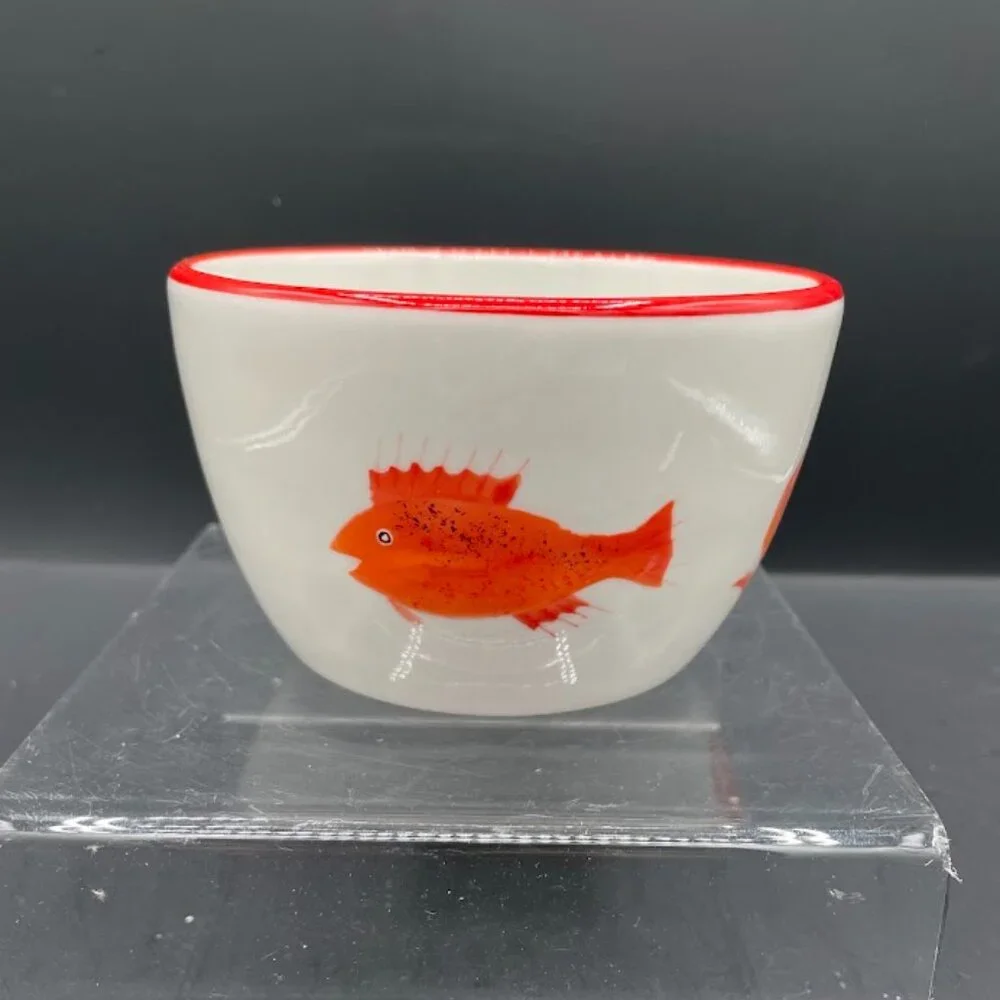 Crate & Barrel Bar Harbor Crab Lobster Fish Butter Sauce Replacement Bowl ONLY